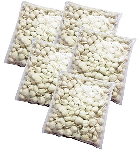 MARSHLAND Round Phool Batti Cotton Wicks for Diya Batti Pure Puja Baati Approx 200 Piece in 1 Pack White Pack of 5 - Image 5