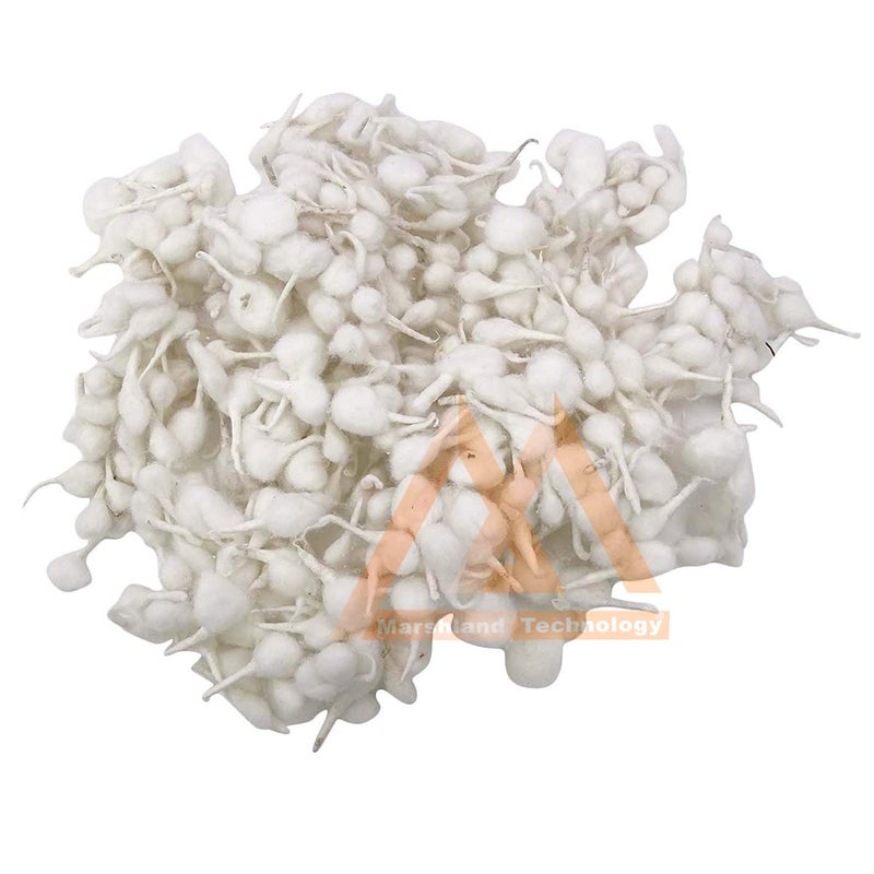 MARSHLAND Round Phool Batti Cotton Wicks for Diya Batti Pure Puja Baati Approx 200 Piece in 1 Pack White Pack of 5 - Image 2