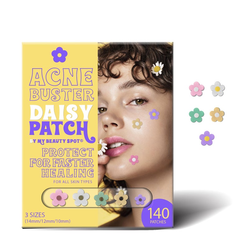 My Beauty Spot Pimple Patches Cute Acne Patches for Face 140 Patches with Hydrocolloid Tea Tree Extra Salicylic Acid Colorful Fun Designs Pimple Patches for Face Acne Spot Treatment