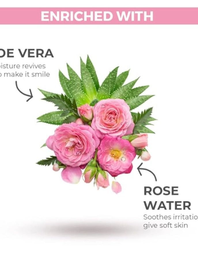 ST. Ives - Refreshing Cleanser Rose Water Aloe Vera Body Wash Shower gel For Women 650ml - Image 1