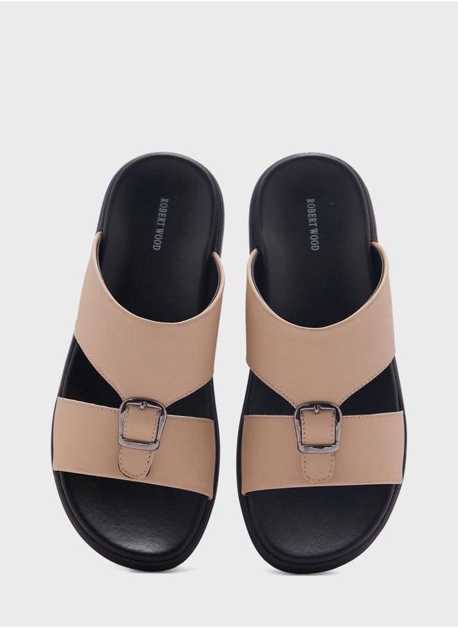 Robert Wood - Comfort Footbed Arabic Sandals - Image 1