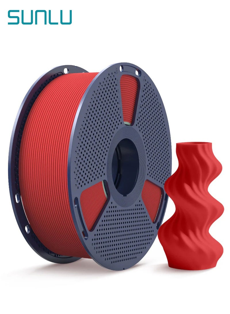 Sunlu High Speed Matte PETG 3D Filament 1.75mm,30mm/s-600mm/s Print Range,High Flow Speedy 3D Printer Filament,Fit Most FDM Printers,Bambu Labs Printer etc,1kg Spool,(Red) - Image 1