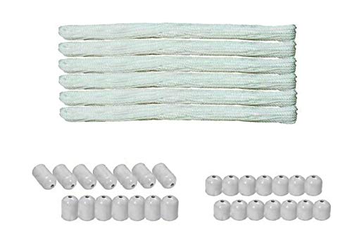 Synergy Ropes And Abs Caps Set For Individual Drop Down Railer Ceiling Drying Stand, Plastic, 10 X10 X 5 Cm - Image 1