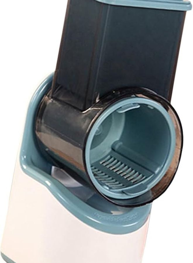 Blue Electric Vegetable Slicer Handheld Rotary Grater For Home Kitchen Easy Control Salad Shooter - Image 4
