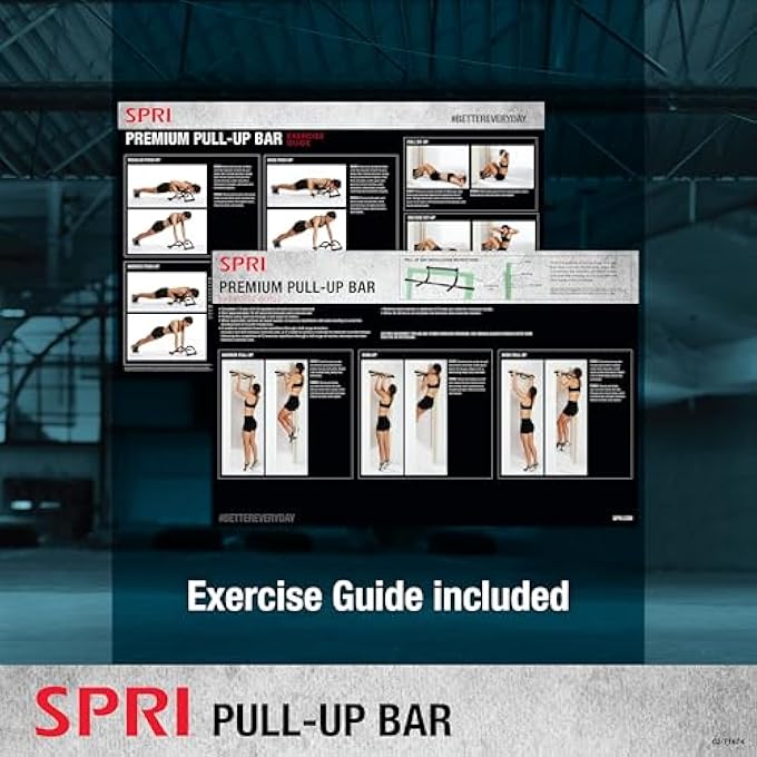 SPRI Pull Up Bar Grip Door Frame Mounting - Image 5