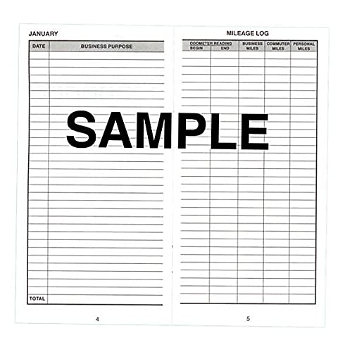 Dome Auto Mileage Log, Undated, 3 1/4 x 6 1/4, 32 Forms. Made in The USA - Image 2