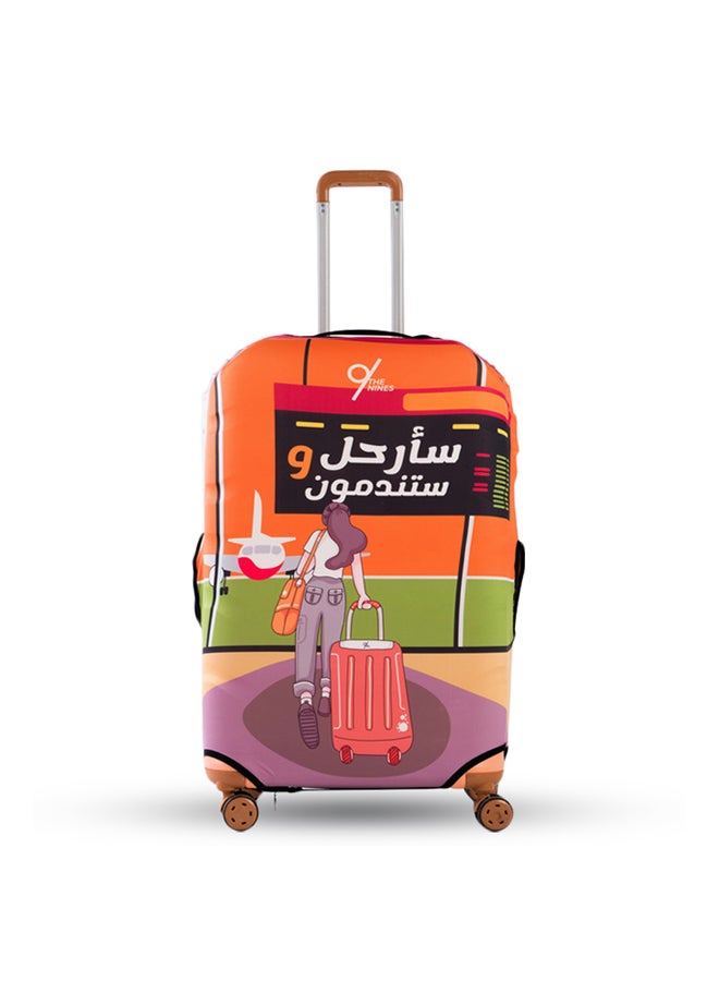 THE NINES LUGGAGE COVER "I'M OUTTA HERE" -L (25-28 inch) - Image 2