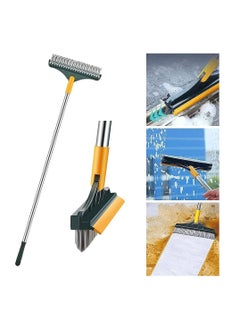 Generic Bathroom Cleaning Brush with 120 Degree Handle Ceramic Floor Long Adjustable V-Shaped Bristles with Mop for Kitchen Bathroom Wall Mounted Cleaning Supplies  - Image 1