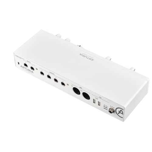 Arturia أرتوريا - ميني فيوز 4 - واجهة صوت و MIDI USB مدمجة مع برنامج إبداعي للتسجيل والإنتاج والبودكاست والجيتار - أبيض - Image 4