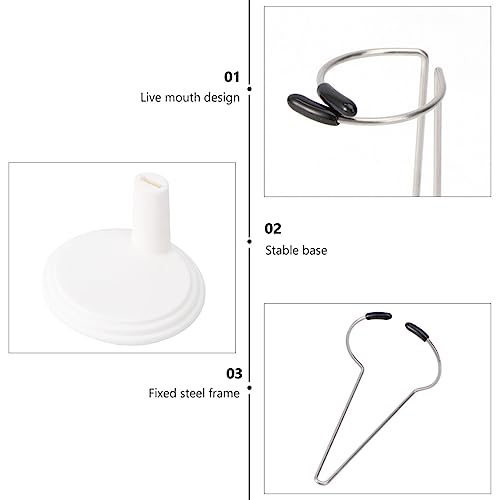 NUOBESTY Doll Stands Display Holder Doll Bracket Support Bear Stand for Home White 15cm 4pcs - Image 4