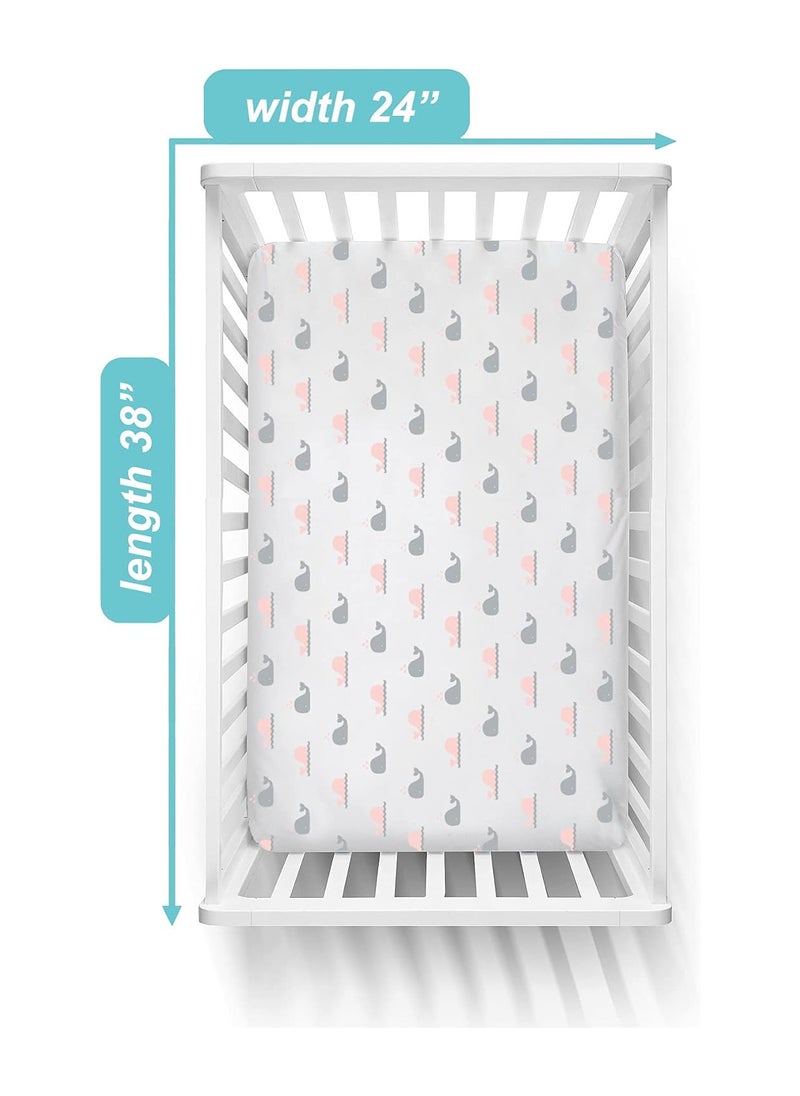 Moro Moro Soft & Breathable Mini Crib Sheet – 100% Cotton  - Image 4