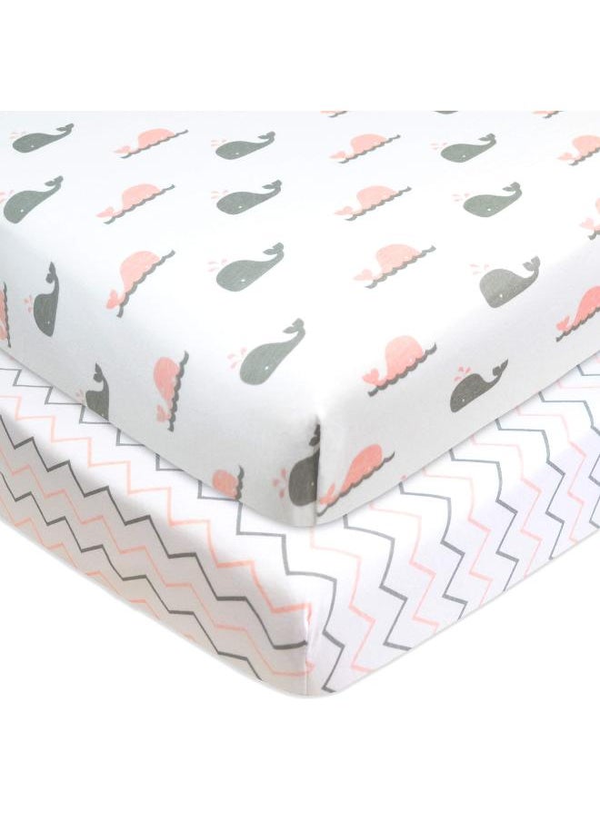 Moro Moro Soft & Breathable Mini Crib Sheet – 100% Cotton  - Image 1