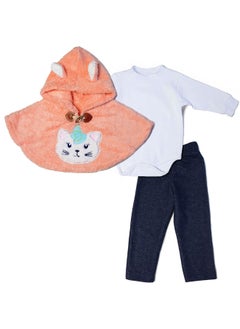 Baby Girls 3 pieces set Pants, Bodysuit & Capicho - pzsku/Z2C42F45F52C721F0483CZ/45/_/1701342300/2f19c2cf-5876-4c16-b793-7afce7c38574