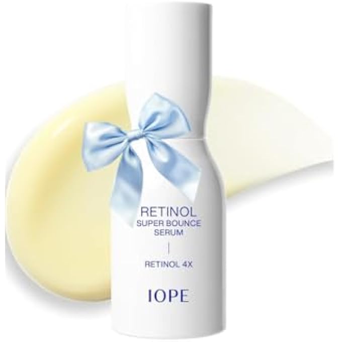 Iope Retinol Super Bounce Serum | Korean Retinoid Eye Treatment for Anti-Aging, Beginner Friendly, Reduction in Fine Lines & Wrinkles, Firming and Rejuvenating, Daily Glow Routine, 1.01 Fl Oz. - Image 1