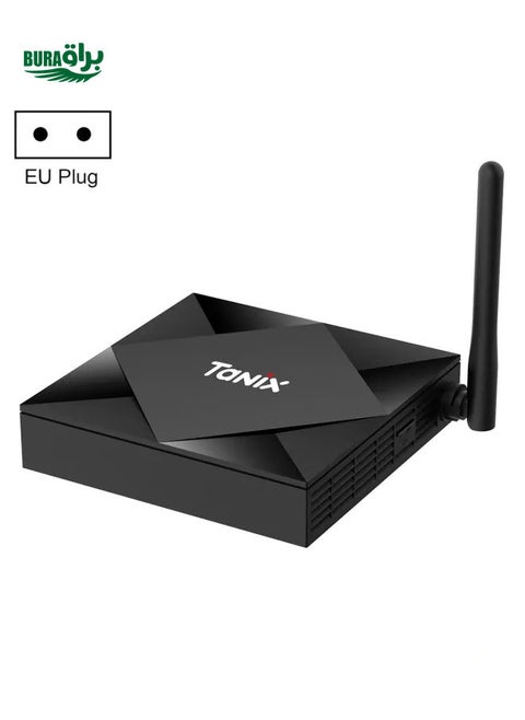 TANIX TX6s 4K Smart TV BOX Android 10 Media Player with Remote Control, Quad Core Allwinner H616, without Bluetooth Function, RAM: 2GB, ROM: 8GB, 2.4GHz WiFi, EU Plug