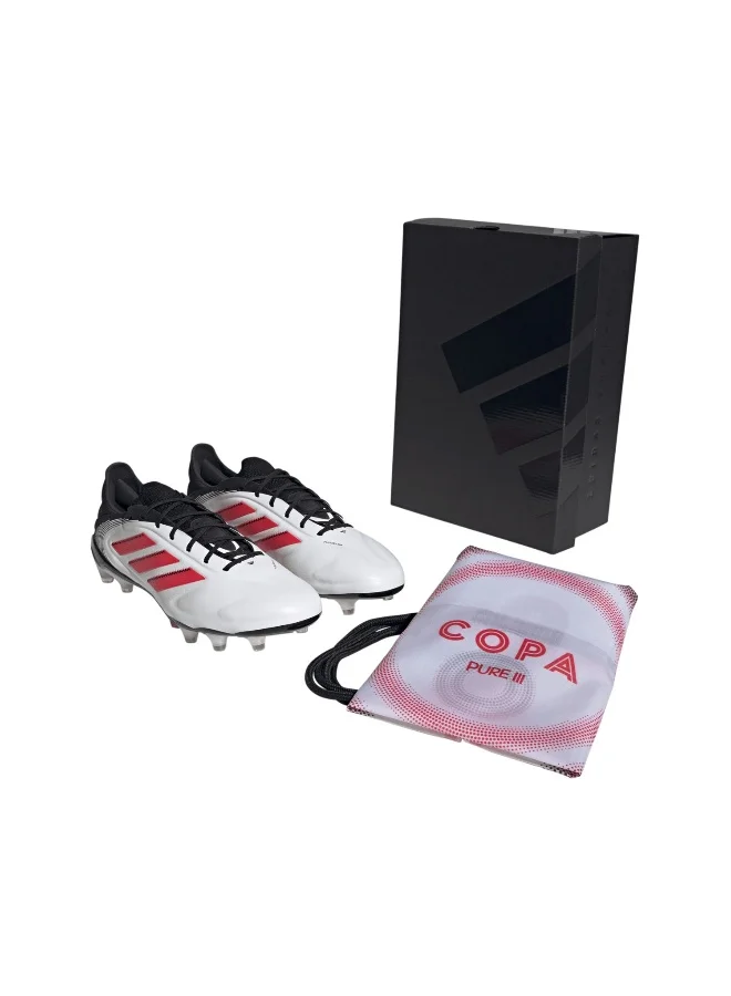 adidas Originals Copa Pure Iii Elite Fg White Football Shoes For Unisex 3.5