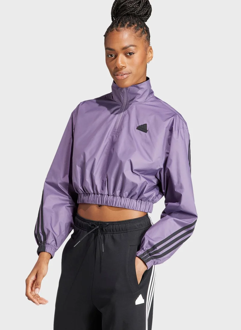 adidas جاكيت اساسي بـ 3 خطوط