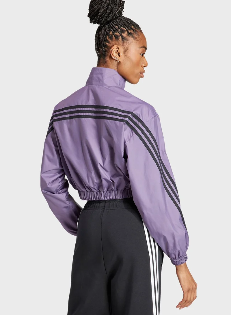 adidas جاكيت اساسي بـ 3 خطوط