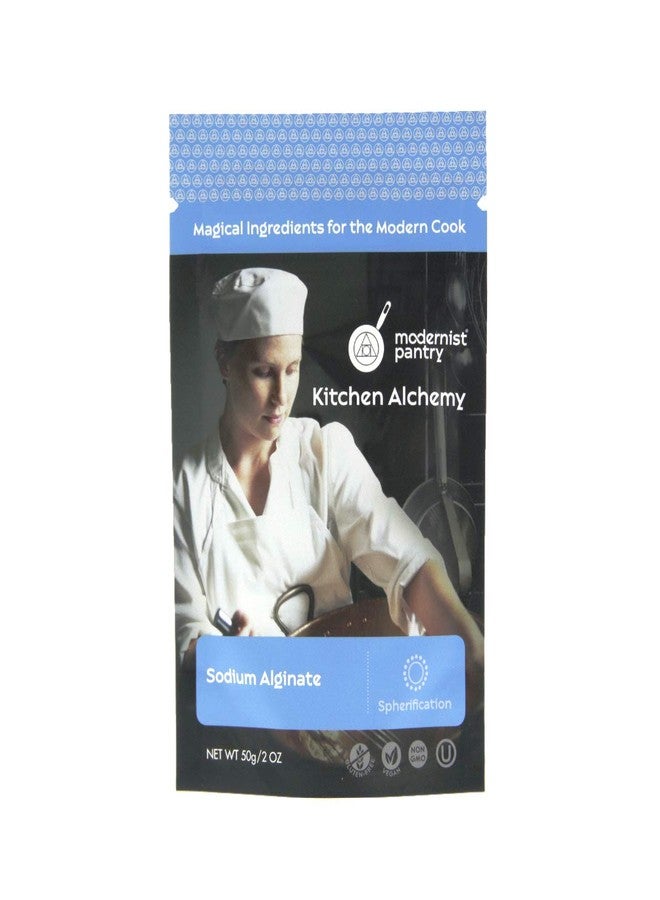 Modernist Pantry Pure Sodium Alginate (Molecular Gastronomy) ⊘ Non-GMO Vegan OU Kosher Certified - 50g/2oz - Image 1