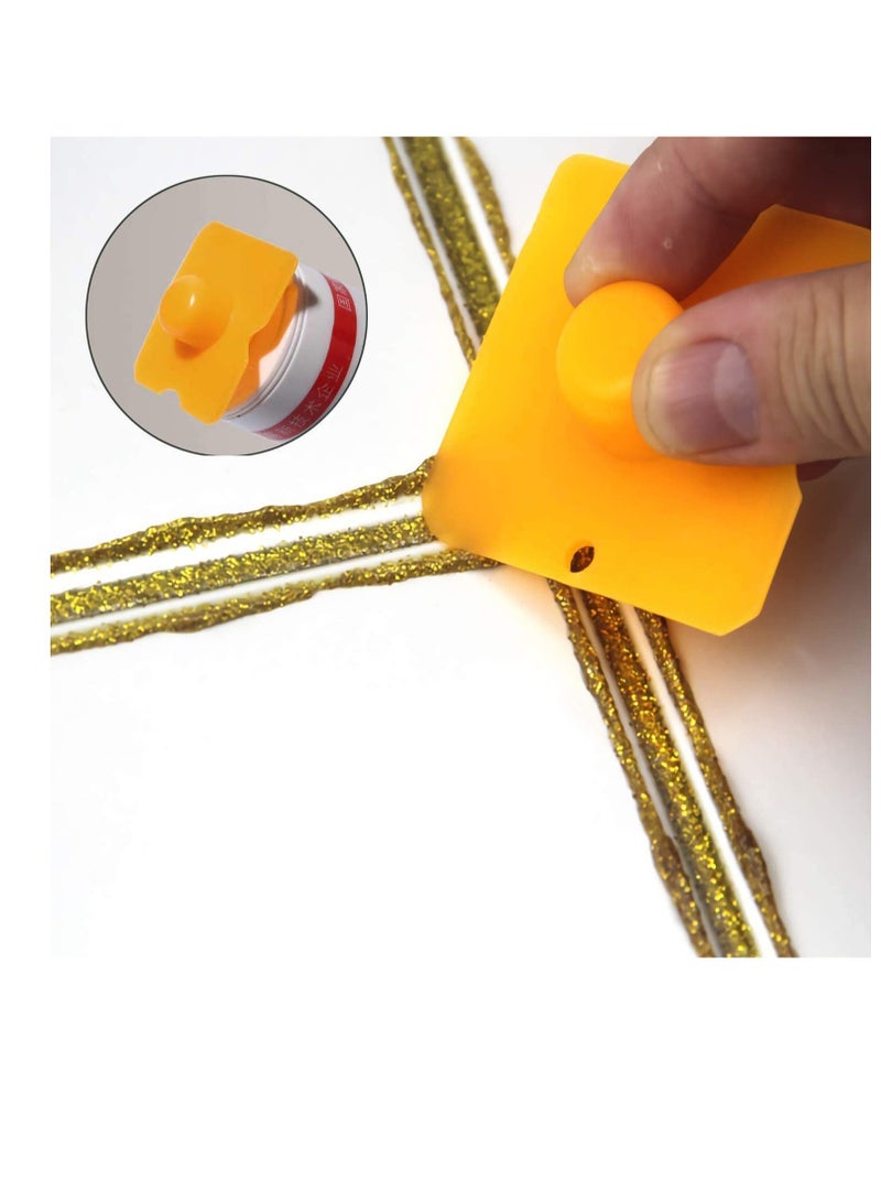 KASTWAVE caulking tool, caulk remover, 5 in 1 caulk tool kit, silicone caulk and plastic Scraper for Kitchen, Bathroom, Window and Sink Joint blue - Image 2