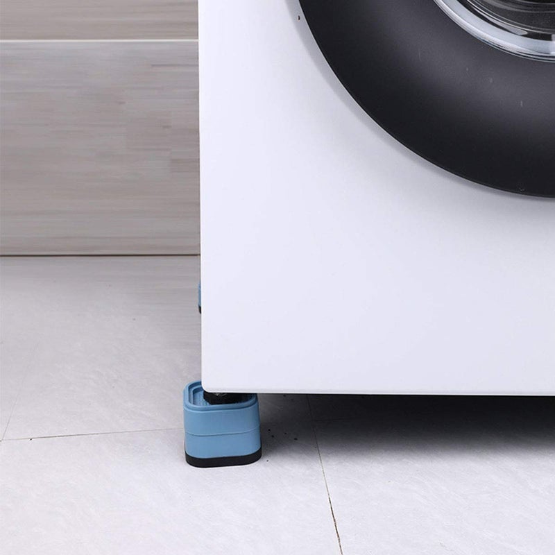DANSR DANSR AntiSlip AntiVibration Washing Machine Feet Pads Shock and Noise Cancelling quare for Washing Machine Protects Pedestals Bed Table Leg Extender for Furniture Refrigerator Set of 4  - Image 3