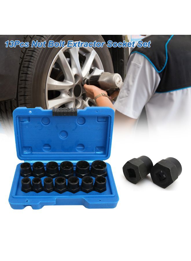 NIBEMINENT 13-Piece Nut Bolt Extractor Socket Set - Image 4
