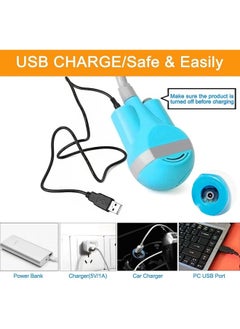 GGEROU Portable Camping Shower, Camp Shower Outdoor Shower with Sprayer Pump Kits Electric USB Rechargeable Water Pump Shower Head Set for Travel Beach Bike Car Pet Plants  - Image 5