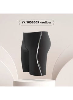 Swimming Trunks Men's Double-layer Sports Plus Size Five-point Trunks Swimming Trunks Quick-drying Hot Spring Swimming Trunks Racing Pants Wholesale-Color:19-