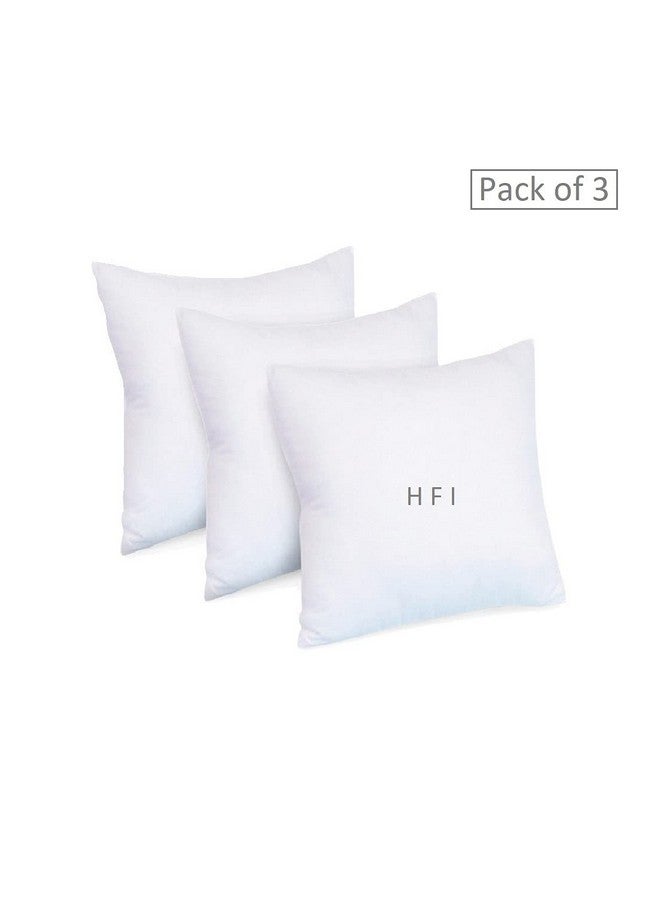 HFI UrbanArts Premium Polyester Fiber Cushion Fillers - Pack of 3 Pcs | 16 x 16 Inches | White | Cushion Pillow, Cushion for Sofa, Pillow for Bed, Cushions - Image 3