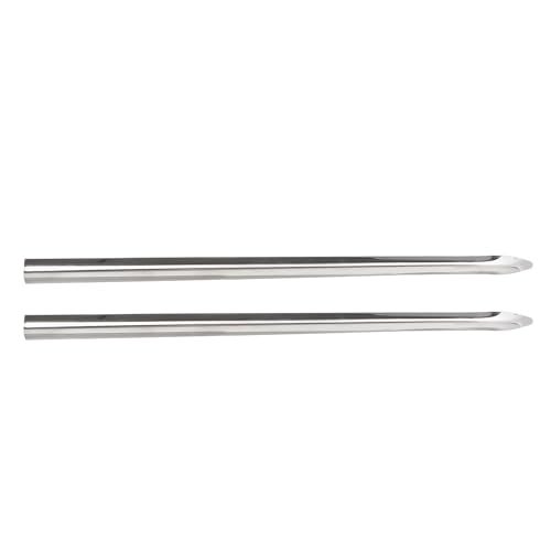 XMMT Silver Front Fender Spear Trim Fit For Harley Touring Road King Electra Glide Ultra Classic Street Glide 1982-2013 Heritage Softail 1986-UP - Image 2
