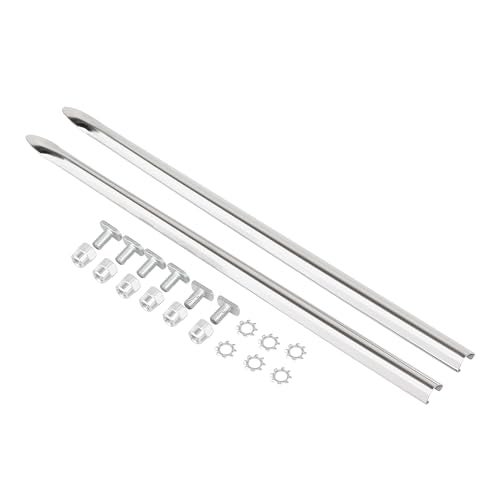 XMMT Silver Front Fender Spear Trim Fit For Harley Touring Road King Electra Glide Ultra Classic Street Glide 1982-2013 Heritage Softail 1986-UP - Image 1