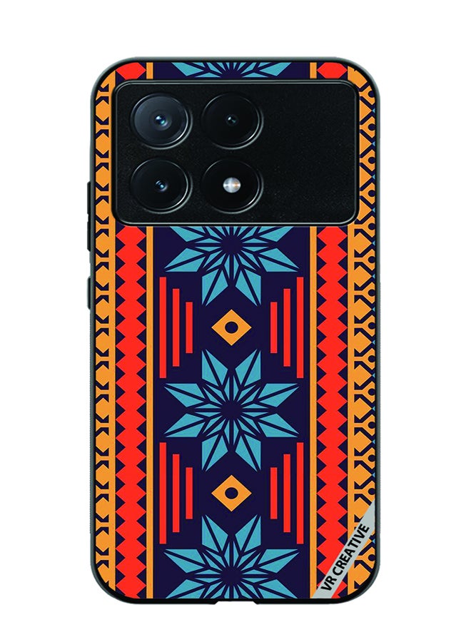 VR CREATIVE Protective Case Cover For Xiaomi Poco X6 Pro Colourful Mandala Design Multicolour - Image 1