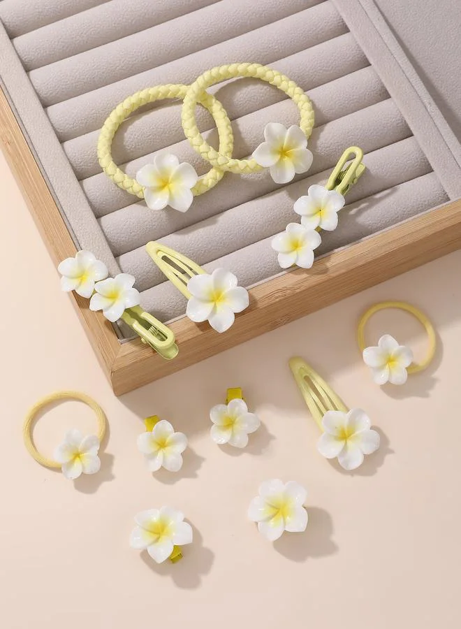 تايك تو Set of 12 - Flower Hair Accessories Set