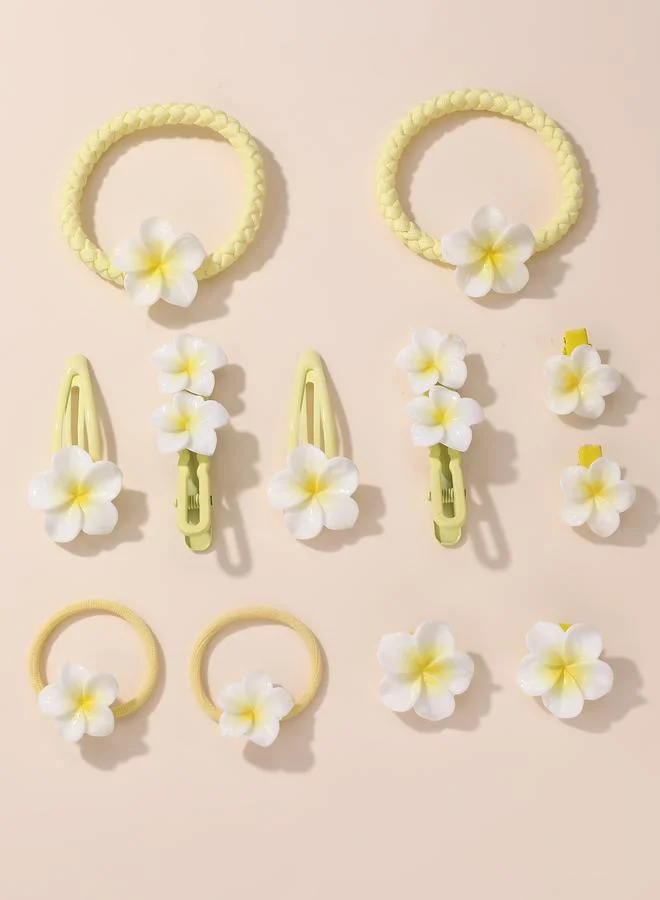 تايك تو Set of 12 - Flower Hair Accessories Set