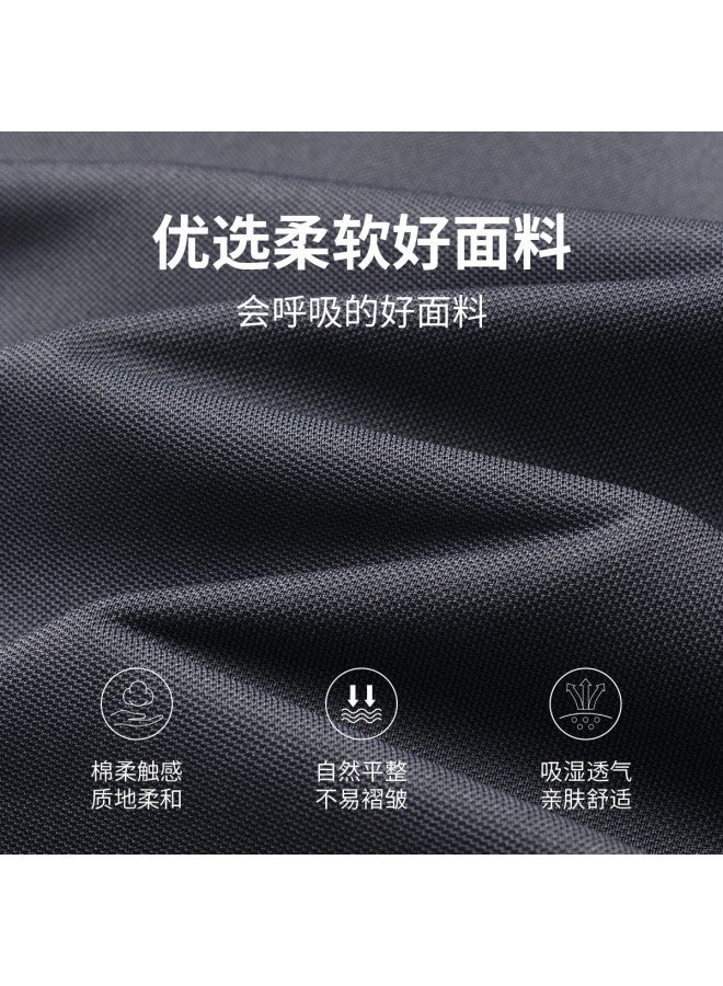 Tucano summer Essential Minimalist Business Style Men's T-shirt Solid Color Comfortable Men's T-shirt Top - Image 4