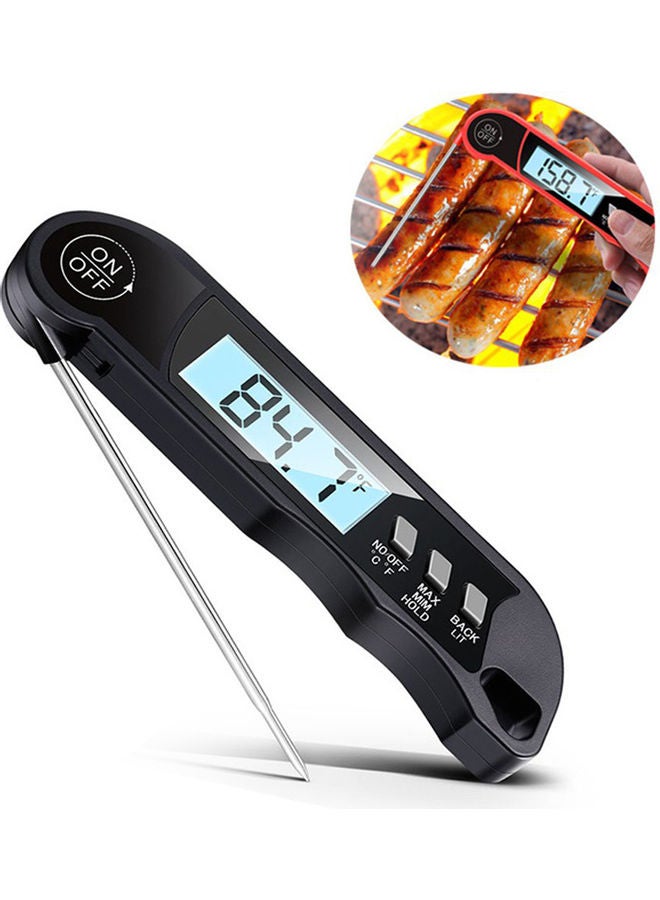 NIBEMINENT Meat Cooking Thermometer Black 17 x 2.50 4.50cm - Image 1