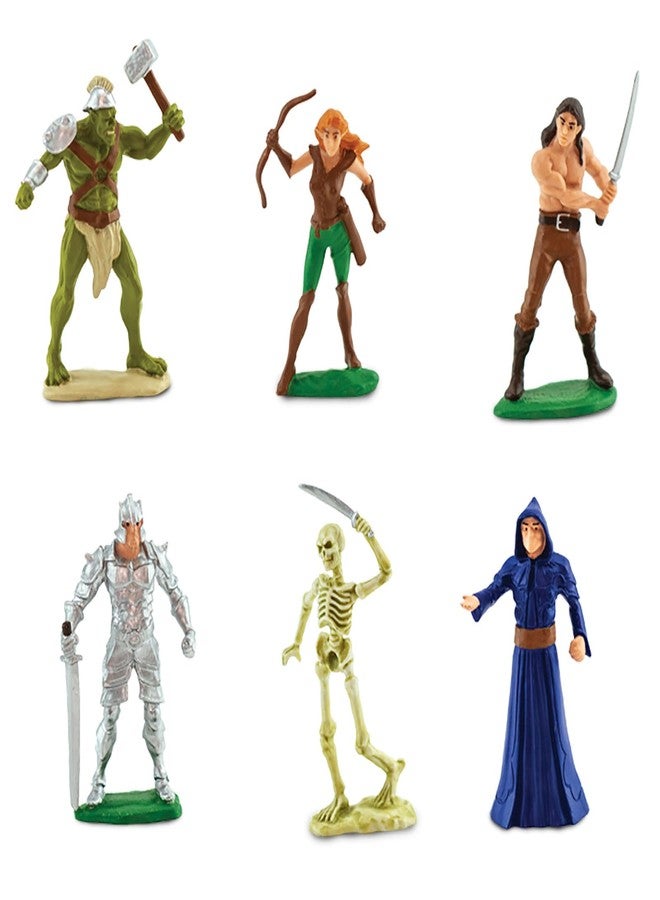 Safari Ltd. Heroes and Monsters Designer TOOB - 6 Mini Fantasy Figurines - Fantasy Toy Set for Boys, Girls, and Kids Ages 3+ - Image 2