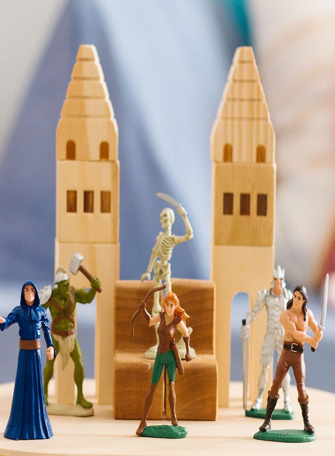Safari Ltd. Heroes and Monsters Designer TOOB - 6 Mini Fantasy Figurines - Fantasy Toy Set for Boys, Girls, and Kids Ages 3+ - Image 4