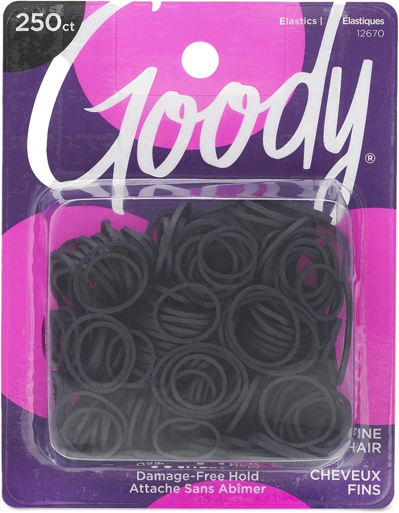 Goody Classics Rubberband Black 250 Ct 1942207 3000121