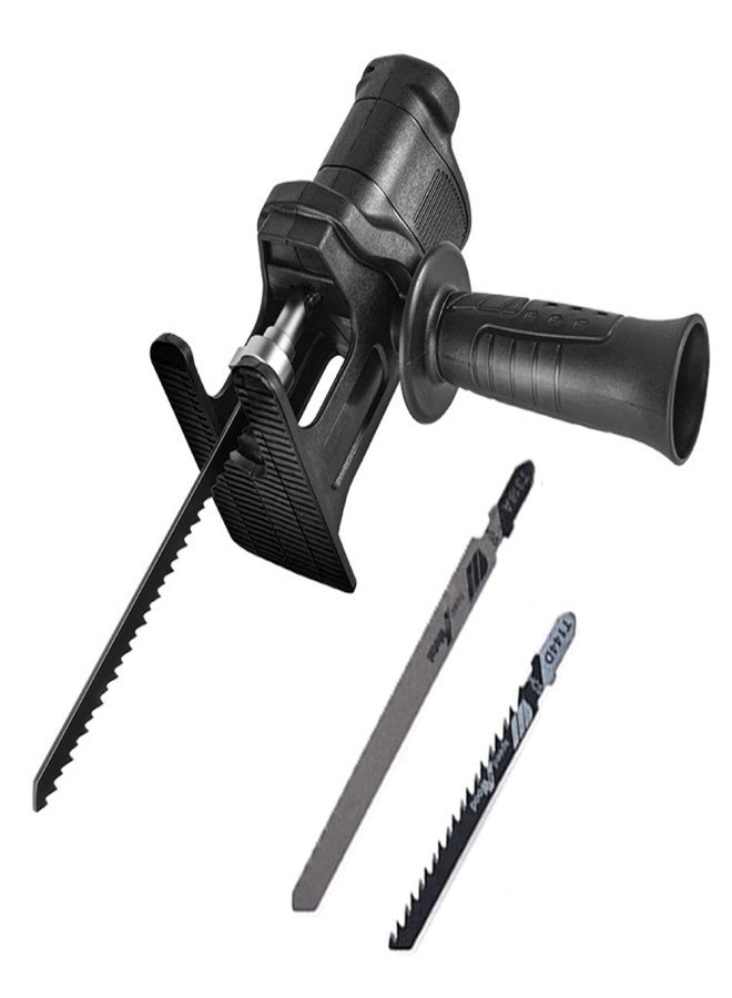 Electric Drill Modified To Electric Saws Accessory Electric Reciprocating Saws Drill to Saber Saws Portable Woodworking Cutting Utility Tool with 3 Sawblades - Image 1