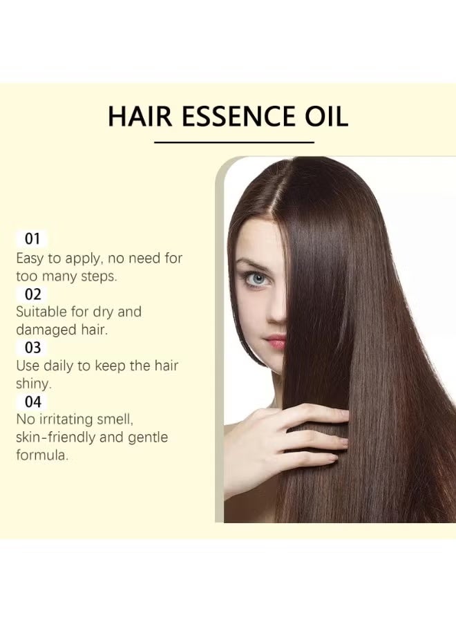 HOEGOA Hair Oil,Nourishing hair care essential oil, soft and shiny hair, strong and moisturizing hair, gentle care essence Strengthen Hair | Men and Women(50ml) - Image 3