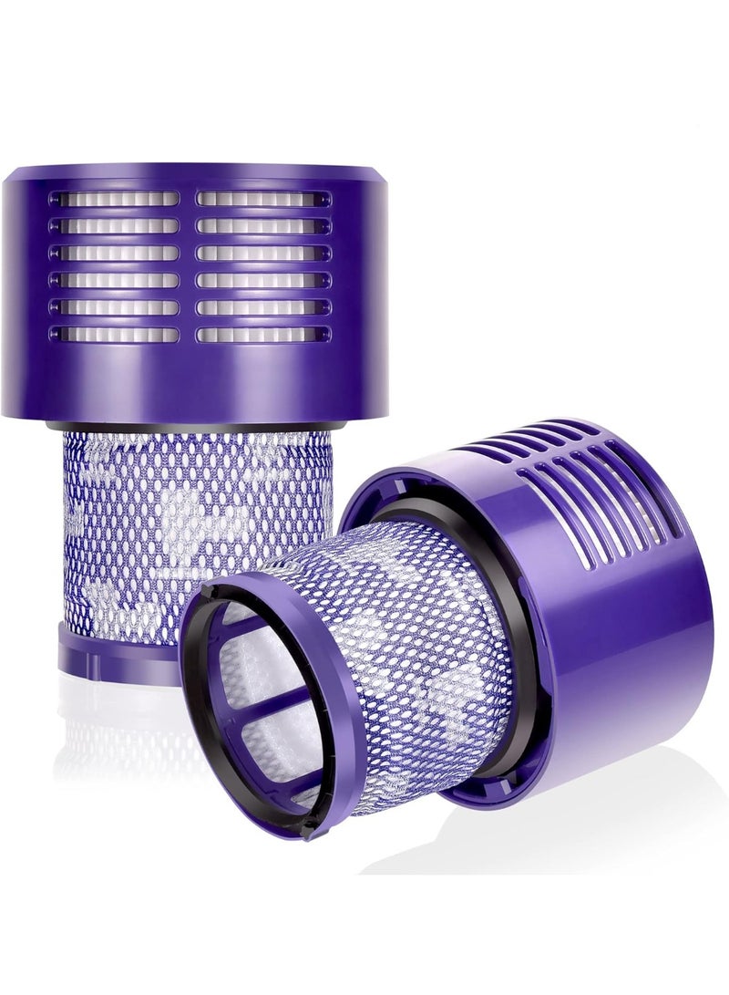 2pcs Vacuum Filter Replacements for Dyson V10 Cyclone Series, Animal, Absolute, Total Clean, SV12, Part No.969082-01 - Image 1