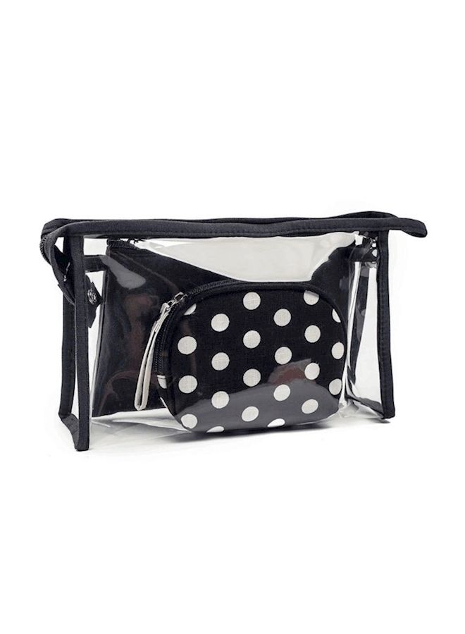 نيبمينينت حقائب مستحضرات تجميل بسحاب، 3 قطع متعدد الألوان