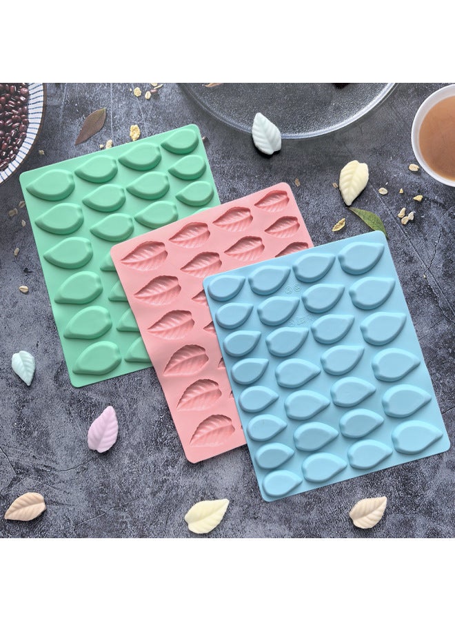 28 Even Leaves Chocolate 543 Chocolate Cookie Mold Cake Mold Ice Cream Candy Silicone Mold-Color:2 Bags (color Can Be Noted) - Image 3