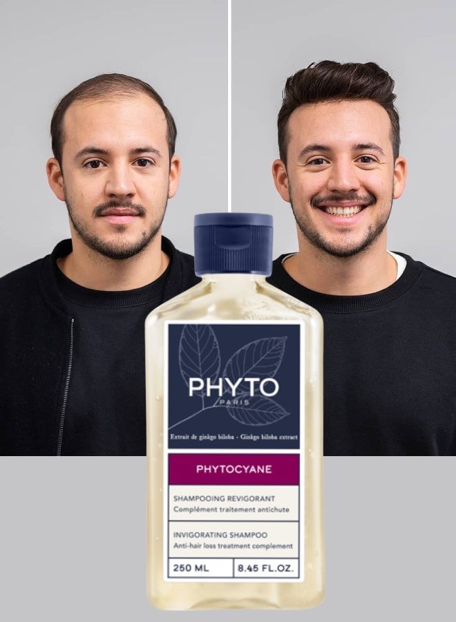Phyto 8 Pieces Phyto Paris Hair Loss Shampoo Women And Men Invigorating 250ML - Image 2
