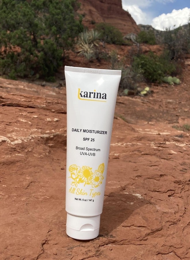 Karina Skincare Daily Moisturizer SPF 25 - Broad Spectrum Sun Protection - Hydrates and Nourishes - Peptide & Antioxidant Formula - Suitable for All Skin Types - 5oz - Image 2