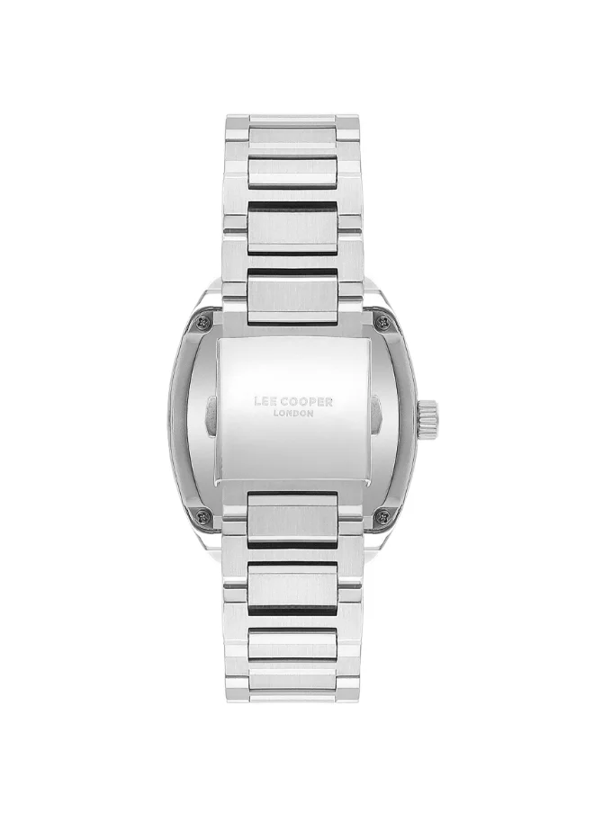Lee Cooper Men's Watch, Automatic  Display and Metal Strap - LC07976.350, Silver