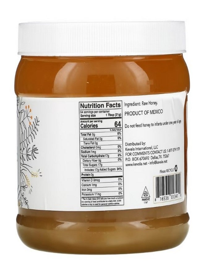 Kevala Raw Unfiltered Honey 3 lb 1360 g - Image 2