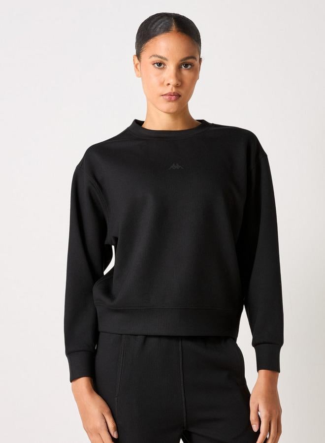 كابا سويت شيرت بأكمام طويلة وطبعات شعار من كابا - Image 1