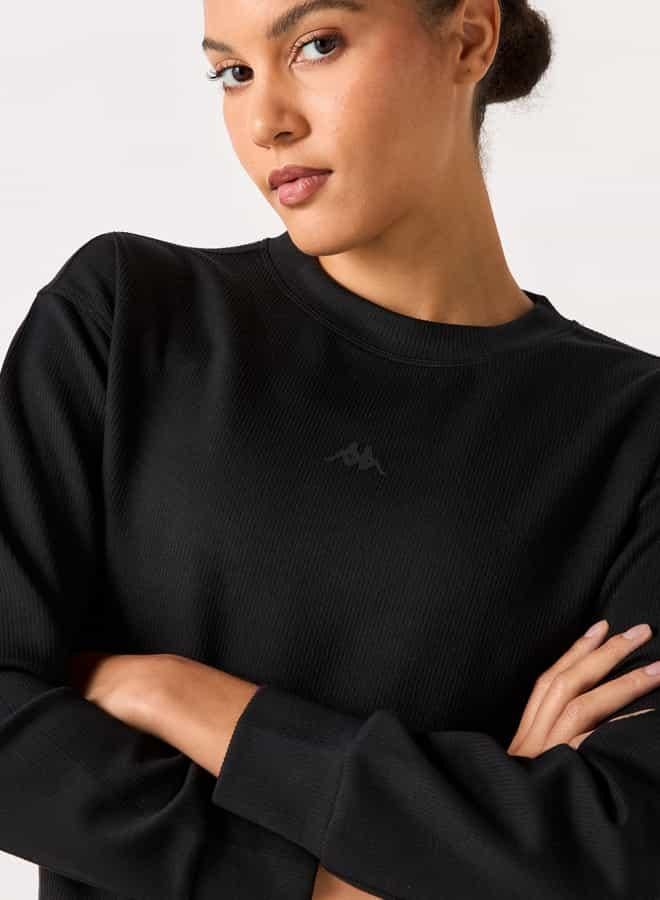 كابا سويت شيرت بأكمام طويلة وطبعات شعار من كابا - Image 4